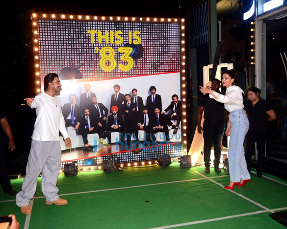 photos ranveer singh deepika padukone and others grace the wrap up party of 83 1
