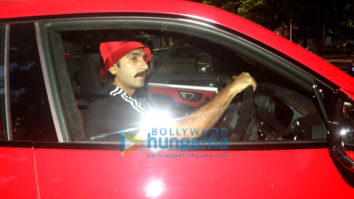 Photos: Ranveer Singh snapped driving his new Lamborghini Urus