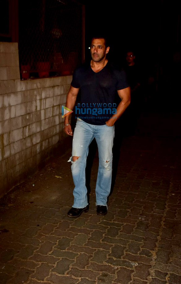 photos salman khan spotted at a recording studio in bandra 4