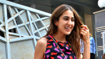 Photos: Sara Ali Khan and Varun Dhawan snapped at David Dhawan’s office in Juhu