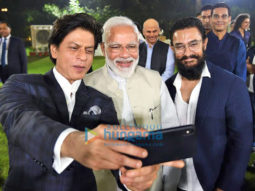 Photos: Shah Rukh Khan, Aamir Khan, Kangana Ranaut, Sonam Kapoor Ahuja and others snapped in Delhi to meet PM Narendra Modi