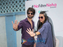 Photos: Shahid Kapoor and Neha Dhupia snapped on sets of the show #NoFilterNeha Season 4