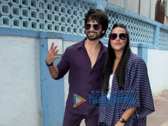 Photos: Shahid Kapoor and Neha Dhupia snapped on sets of the show #NoFilterNeha Season 4