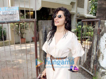 Photos: Taapsee Pannu spotted at Kromakay salon, Juhu