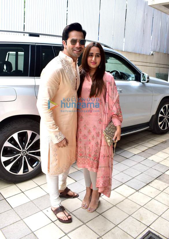 Photos: Varun Dhawan, Natasha Dalal, Rohit Dhawan and others snapped during Laxmi Pujan Photos: Varun Dhawan, Natasha Dalal, Rohit Dhawan and others snapped during Laxmi Pujan