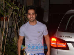 Photos: Varun Dhawan, Swara Bhaskar and Nushrat Bharucha spotted at the gym