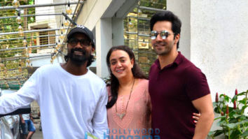 Photos: Varun Dhawan and Ananya Panday snapped at a dubbing studio in Juhu