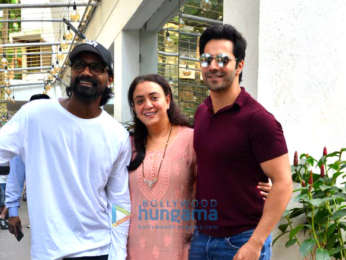 Photos: Varun Dhawan and Ananya Panday snapped at a dubbing studio in Juhu