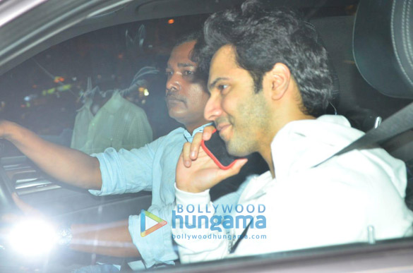 Photos: Varun Dhawan and Aparshakti Khurana snapped at the gym in Juhu