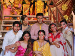 Rani Mukerji, Kajol, Karan Johar, Ayan Mukerji enjoy Sindoor Khela on Dussehra
