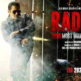 Power stroke by Salman Khan and Prabhu Dheva, announces Radhe with motion poster