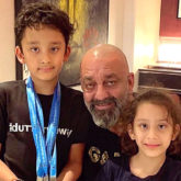 Sanjay Dutt shares an adorable picture as his twins turn a year older!