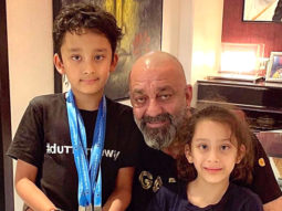 Sanjay Dutt shares an adorable picture as his twins turn a year older!