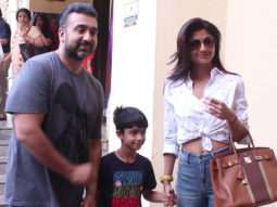 Shilpa Shetty with Family Spotted at PVR Juhu