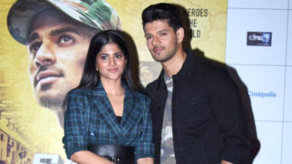 Sooraj Pancholi and Megha Akash grace the trailer launch of Satellite Shankar