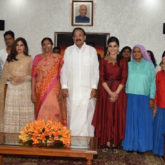 The first screening of Tapsee Pannu and Bhumi Pednekar starrer Saand Ki Aankh was organized for the Vice President M. Venkaiah Naidu and his family