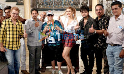on the sets of the movie Vo Meri Student Hai