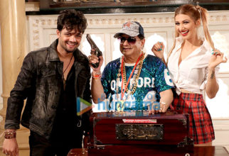 on the sets of the movie Vo Meri Student Hai