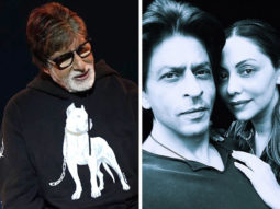 Amitabh Bachchan indulges in a serious conversation with Shah Rukh Khan and Gauri Khan