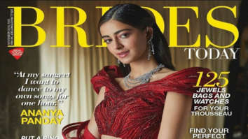 Ananya Panday on the cover of Brides Today