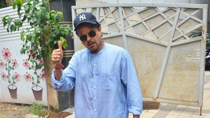 Anil Kapoor Spotted at Mother Care Clinic, Juhu