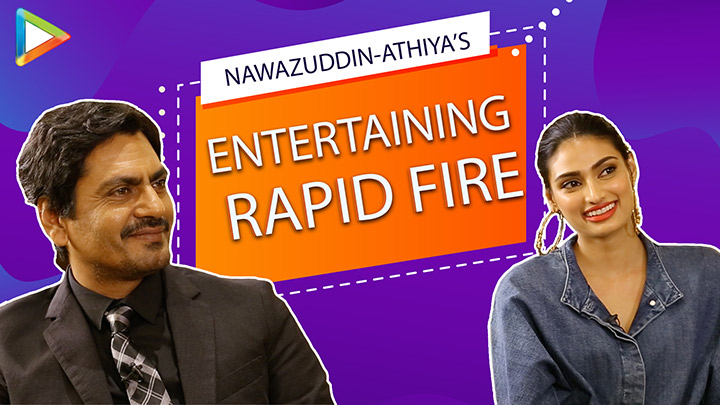 ENTERTAINING - Nawazuddin & Athiya's rapid fire on SRK, Salman, Sacred  Games, Songs, Funny Habits - Bollywood Hungama