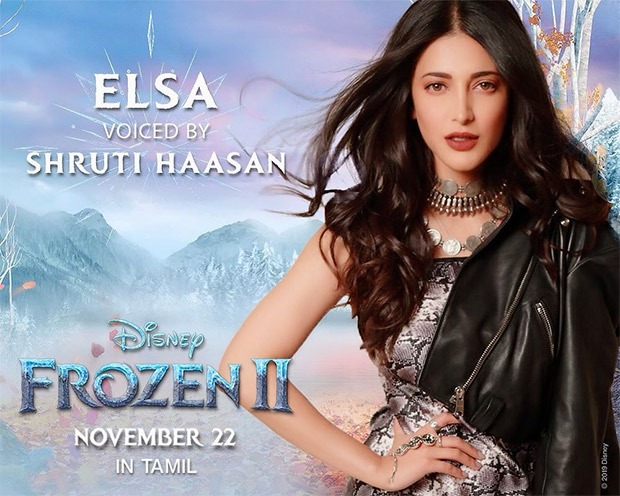FROZEN 2: Shruti Haasan to voice and sing for Elsa in Tamil version