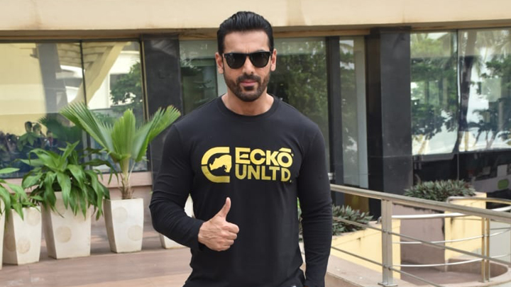John Abraham spotted promoting Pagalpanti