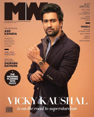 Vicky Kaushal on the cover of Man's World, Nov 2019