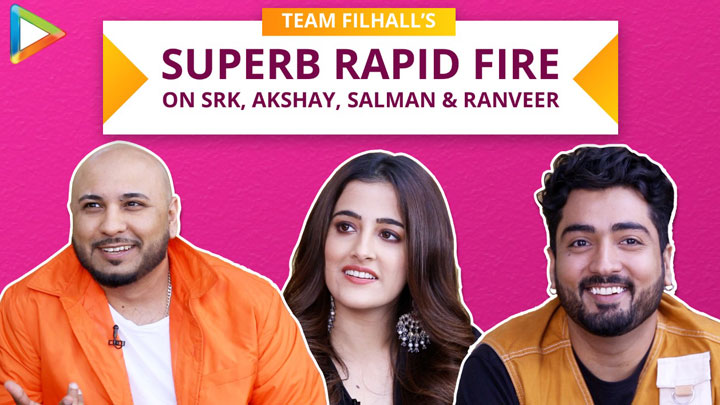 Nupur, Jaani & B Praak’s MAZEDAAR Rapid Fire on Salman Khan, SRK, Akshay Kumar & Ranveer | Filhall Nupur, Jaani & B Praak’s MAZEDAAR Rapid Fire on Salman Khan, SRK, Akshay Kumar & Ranveer | Filhall
