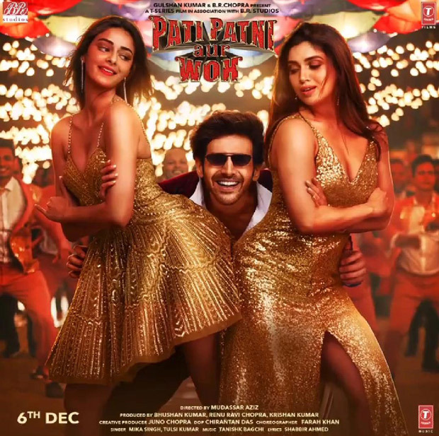 Pati Patni Aur Woh: Kartik Aaryan, Ananya Panday and Bhumi Pednekar sizzle in 'Ankhiyon Se Goli Mare'