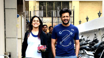 Photos: Genelia Dsouza and Riteish Deshmukh spotted at the gym