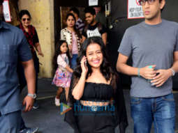 Photos: Jassie Gill and Neha Kakkar snapped shooting Farah Khan’s show