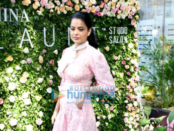 Photos: Kangana Ranaut at the launch of Femina Flaunt Beauty Studio salon