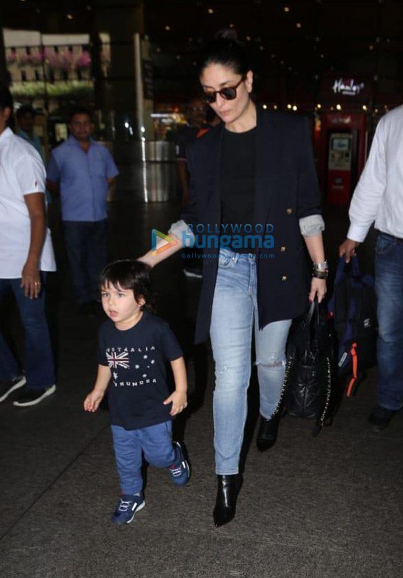 photos kareena kapoor khan and taimur ali khan spotted at the airport 2