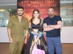 Photos: Kriti Sanon, Sanjay Dutt, Arjun Kapoor and others snapped at Panipat trailer launch