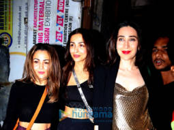 Photos: Malaika Arora, Amrita Arora and Karisma Kapoor spotted at Pali Bhavan in Bandra