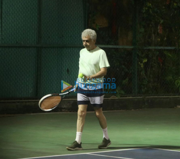 Photos: Naseeruddin Shah snapped at a Tennis court in Bandra