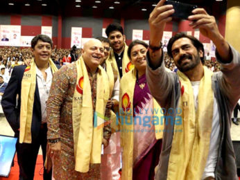 Photos: Raaj Shaandilyaa, Union Minister Smriti Irani and Arjun Rampal snapped in Ahmedabad