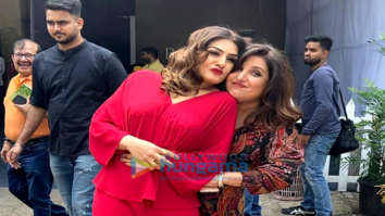 Photos: Raveena Tandon and Farah Khan snapped shooting for the show Backbenchers