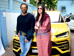 Photos: Rohit Shetty and Neha Dhupia snapped on sets of the show No Filter Neha – Season 4