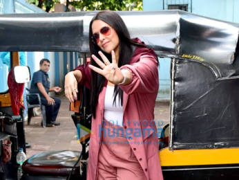 Photos: Rohit Shetty and Neha Dhupia snapped on sets of the show No Filter Neha – Season 4