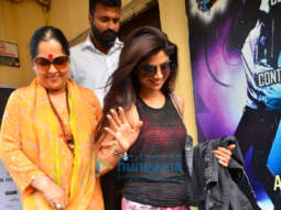 Photos: Shilpa Shetty snapped with family at PVR, Juhu