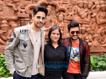 Photos: Sidharth Malhotra and Riteish Deshmukh, Manisha Advani snapped during Marjaavaan promotions at Imperial, New Delhi
