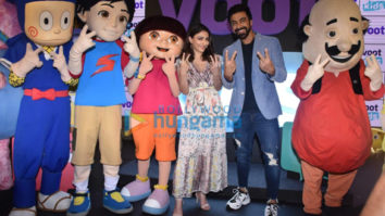 Photos: Soha Ali Khan and Aashish Chaudhary snapped at the launch of the Voot kids app