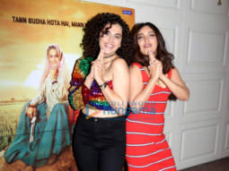 Photos: Taapsee Pannu and Bhumi Pednekar celebrate the film Saand Ki Aankh