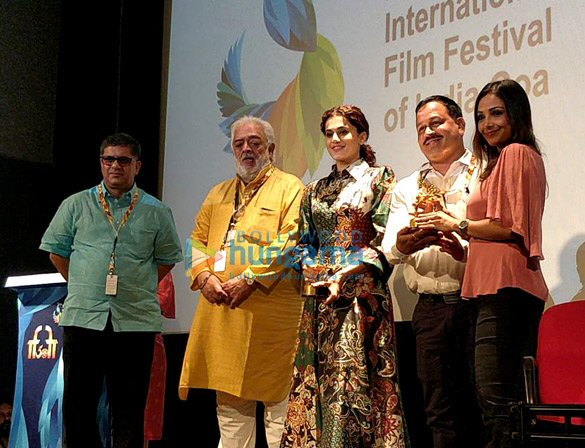 photos taapsee pannu snapped at 50th edition of iffi goa 1