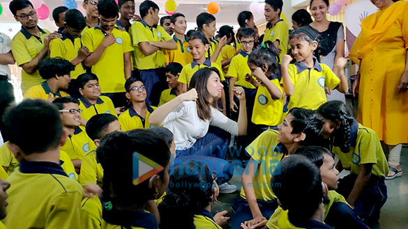 photos tamannaah bhatia celebrates childrens day with the hearing impaired children 2