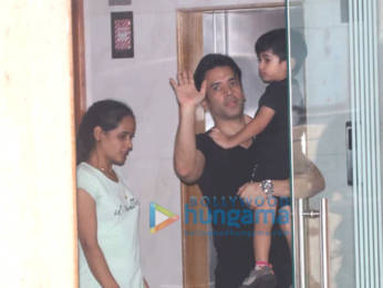 Photos: Tusshar Kapoor and Laksshya Kapoor spotted at a play school in Bandra