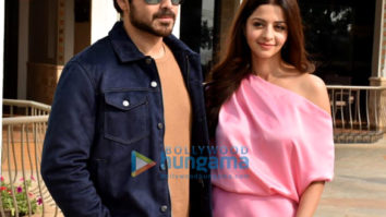 Photos: Vedhika Kumar and Emraan Hashmi snapped promoting their film The Body at Sun N Sand Hotel in Juhu